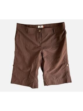 Weatherproof Womens Size 16 Brown Polyester Nylon Shorts
